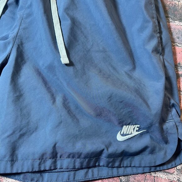Nike Club Men's Woven Flow Shorts Blue Size Medium Running Training - Picture 2 of 8